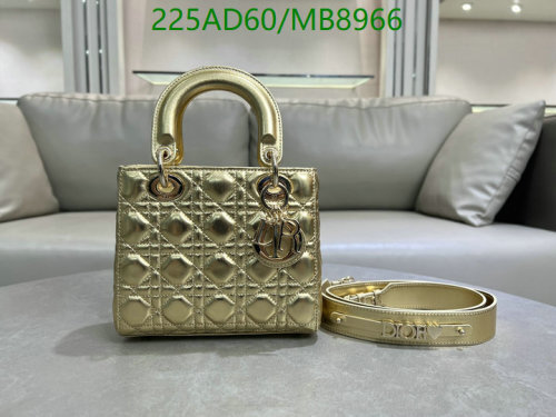 Dior Lady Dior Bag Gold Lambskin 20 cm
