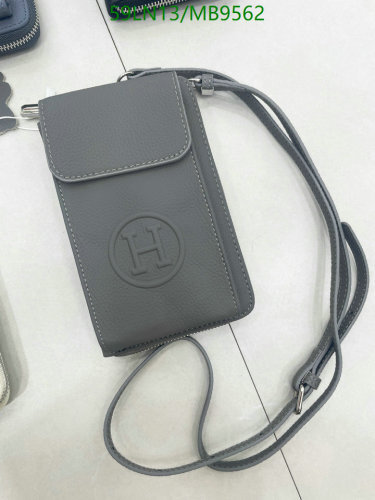 Elegant Hermess Grey Leather Phone Bag, 18*12*5cm, Model 998 - The Perfect Accessory