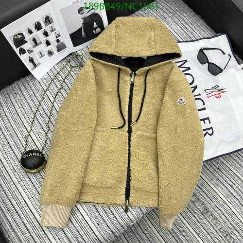 Moncler Women's Lambswool Fleece Zip-Up Hoodie - Stylish & Cozy, S-L Available