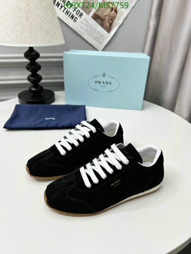 Prada Women's Black Suede Lace-Up Sneakers - Stylish & Comfortable Shoes 7 Prada Women's Black Suede Lace-Up Sneakers - Stylish & Comfortable Shoes