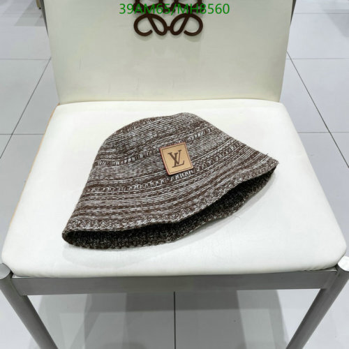 Louis Vuitton Brown Bucket Hat, Classic Design, Comfortable Fit, MH8560