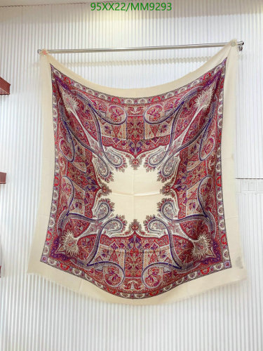 Loro Piana Cashmere Silk Scarf - Paisley Design, 140x140cm - Luxurious & Soft