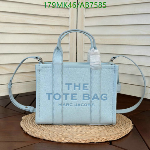 Marc Jacobs The Tote Bag Crafted in Cowhide Leather, 26cm - Sky Blue