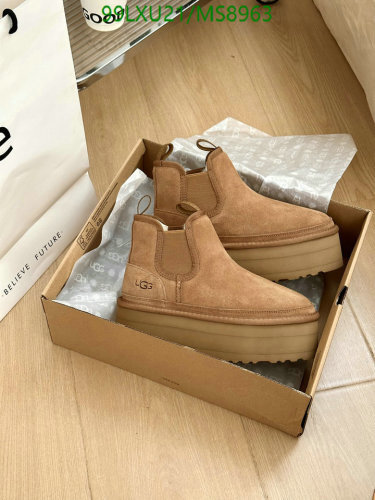 UGG Women's MS8963 Sheepskin & Wool Platform Chelsea Boots - EU35-41