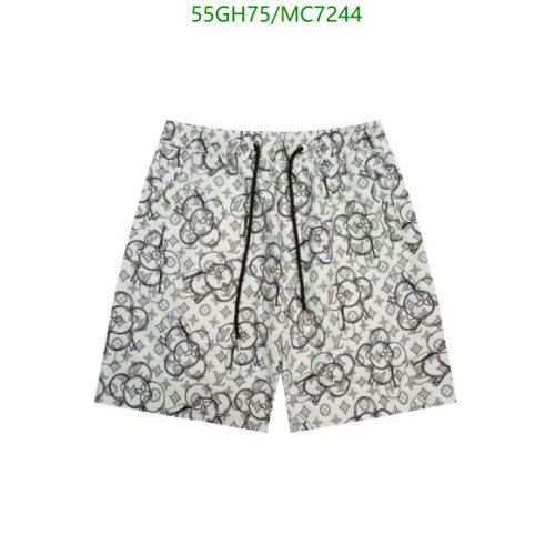 Louis Vuitton Men's Printed Cotton Shorts, Comfortable & Stylish, Sizes M-3XL