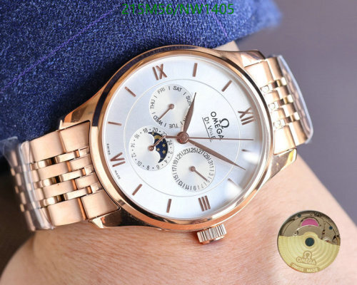 Omega De Ville Rose Gold Stainless Steel Automatic Men's Watch 40mm