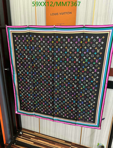 Louis Vuitton Silk Scarf, 90x90cm, Designer Inspired Fashionable Women Scarves