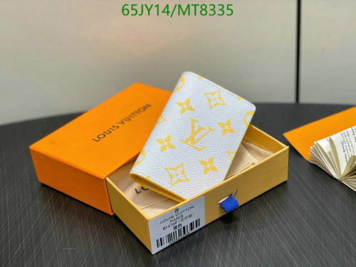 Louis Vuitton White Monogram Leather Wallet - MT8335, 11 x 7.5cm