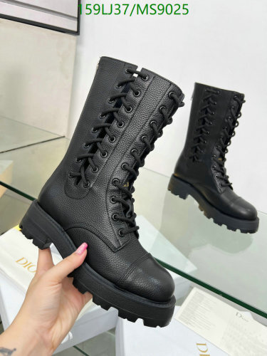 Lace-Up Ankle Boots Women's Shoes, Cowhide Leather, Combat Style, EU Size 35-41