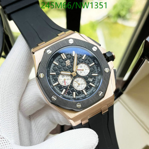 Audemars Piguet Royal Oak Offshore Watch, 44mm Stainless Steel, Black Rubber Strap