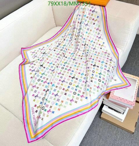 Louis Vuitton Silk Scarf, 90x90cm, Designer Inspired Scarf, Multicolor 7 Louis Vuitton Silk Scarf, 90x90cm, Designer Inspired Scarf, Multicolor