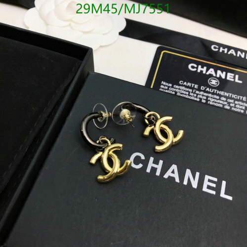 Elegant Chanel Drop Earrings with Iconic CC Logo - Gold and Black Finish 5 Elegant Chanel Drop Earrings with Iconic CC Logo - Gold and Black Finish