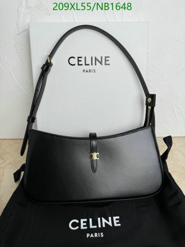 Celinee Bag Mirror Quality Cowhide Leather Shoulder Bag - Model 123053