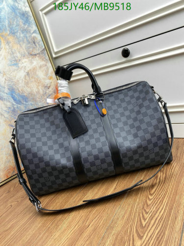 Louis Vuitton Damier Graphite Canvas Keepall Bandouliere 45 Travel Bag N41418