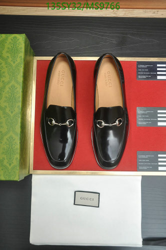 Gucci Men's Black Leather Horsebit Loafers EU38-45 Classic Style MS9766