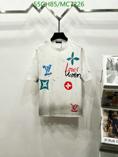 Louis Vuitton Printed Cotton T-Shirt - Stylish & Comfortable, All Sizes Available