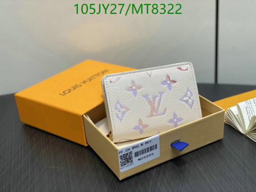 Louis Vuitton Genuine Leather Wallet - Compact and Stylish - Model 25595 3 Louis Vuitton Genuine Leather Wallet - Compact and Stylish - Model 25595