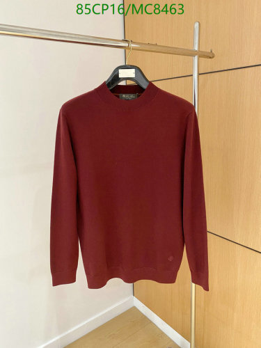 Loro Piana Men's Solid Knit Sweater Long Sleeve Classic Style MC8463