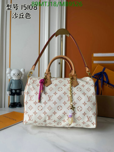 Louis Vuitton Speedy Bandouliere 30 Bag Monogram Empreinte Leather Sand