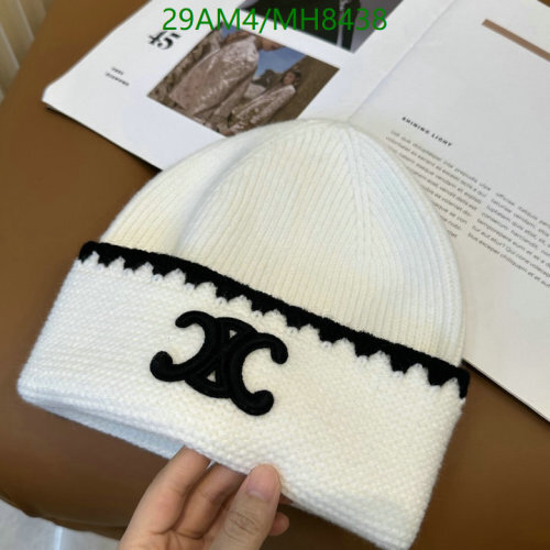 Celinee Cap Hat for Women | Warm Winter Hat in White and Black