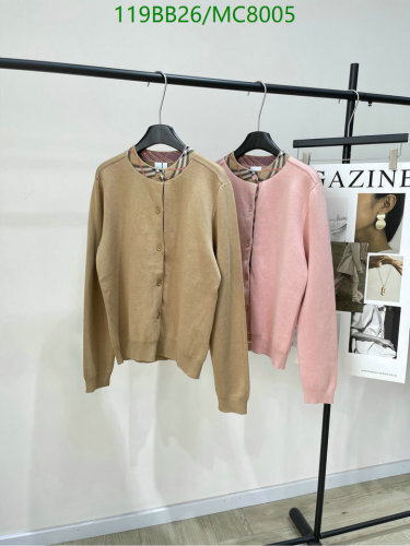 Burberry Women's Cotton Cardigan Classic Design - Light, Comfortable & Stylish