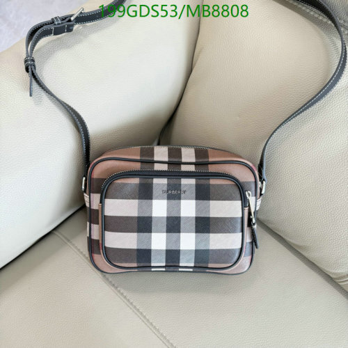 Burberry Check Crossbody Bag in Leather, 22.5*16*6cm - Stylish and Functional