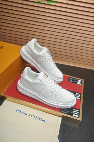 Louis Vuitton Men's White Leather Low Top Sneakers Casual Shoes Size EU38-45