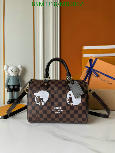 Louis Vuitton Speedy Bandouliere 25 Brown Coated Canvas Satchel