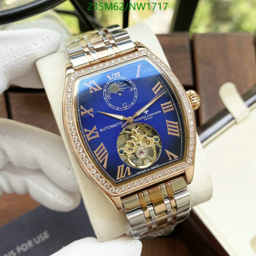 Vacheron Constantin Blue Dial Automatic Movement Diamond Bezel Men's Watch