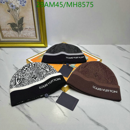 Louis Vuitton Knit Beanie Hat, Warm Winter Hat, Designer Beanie Hat