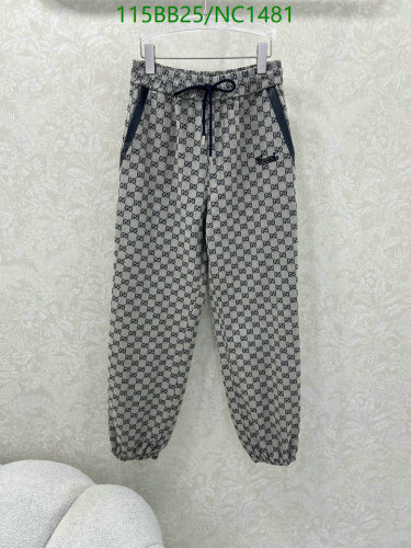 Gucci All-Over GG Pattern Cotton Blend Jogger Pants | Drawstring Waist