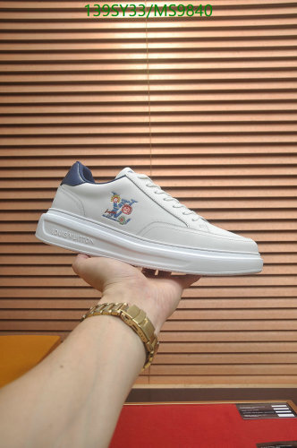 Louis Vuitton Men's White Leather Casual Sneakers, Size EU38-45