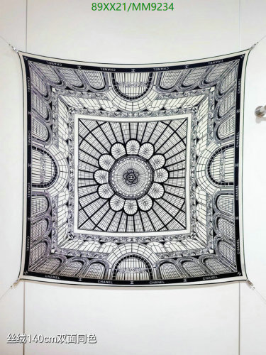 Chanel Cashmere-Silk Blend Scarf, 140x140cm - Elegant Design & Luxurious Feel 7 Chanel Cashmere-Silk Blend Scarf, 140x140cm - Elegant Design & Luxurious Feel