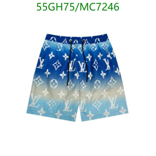 Louis Vuitton Men's Blue Monogram Swim Shorts - Stylish and Comfortable