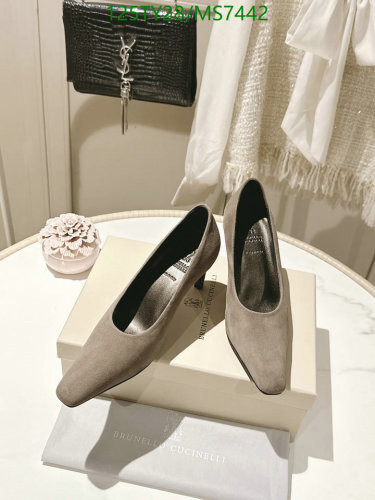 Brunello Cucinelli Women's Suede Heeled Pumps - Elegant & Comfortable