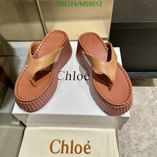 Chloé Women's MS9012 Thong Sandals with Platform Sole - EU35-40