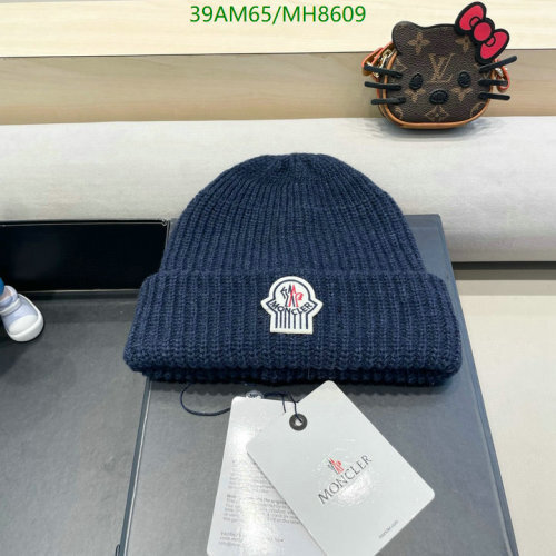 Moncler Navy Ribbed Knit Beanie Hat with Logo Patch - Warm and Stylish 3 Moncler Navy Ribbed Knit Beanie Hat with Logo Patch - Warm and Stylish