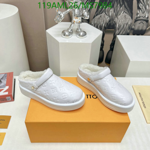 Louis Vuitton Women's White Monogram Embossed Leather Clogs, EU 35-41