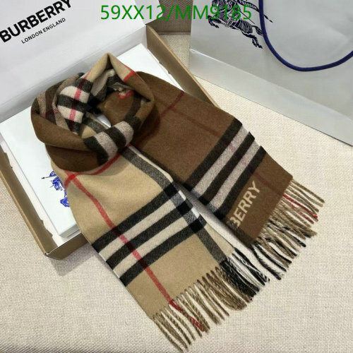 Burberry Classic Check Cashmere Scarf, 30 x 168 cm - Unisex, Brown