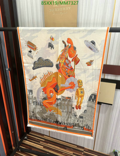 Hermes Cashmere Scarf 65-185cm Artistic Design - Add a Touch of Luxury