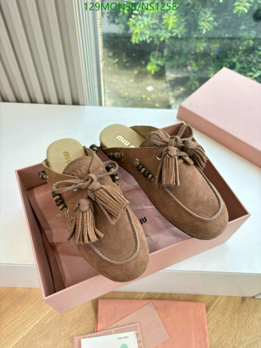 Miu Miu Women's Suede Mules with Tassels - Stylish & Comfortable