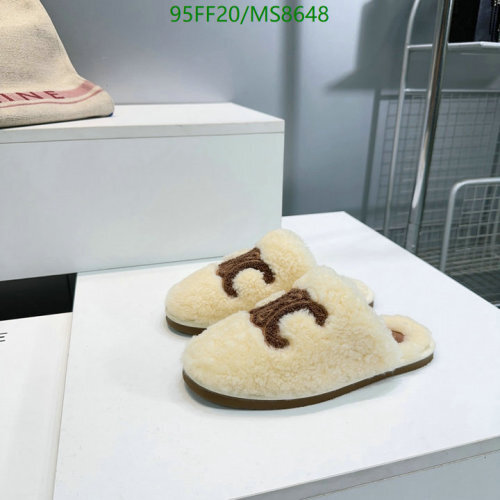 Celine Women's Sheepskin & Wool MS8648 Slippers - EU35-41