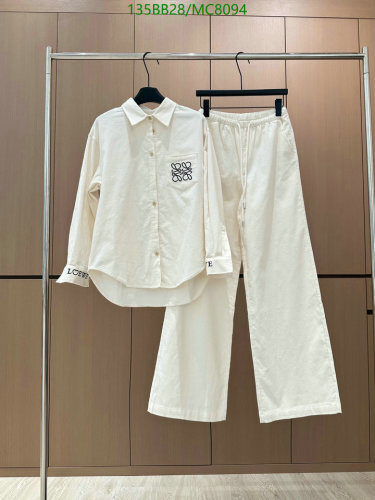 Loewe Women's Cotton Two-Piece Set - Stylish and Comfortable Loungewear