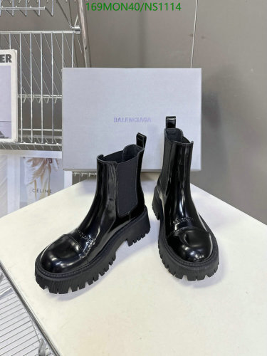 Balenciaga Women's Leather Chelsea Boots - Black, EU Size 35-40