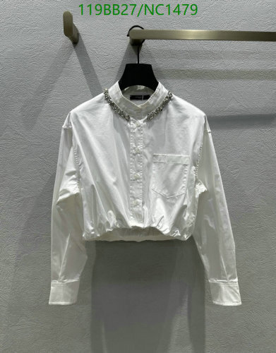 Givenchy White Cotton Long Sleeve Shirt with Embellished Collar - Sizes S, M, L