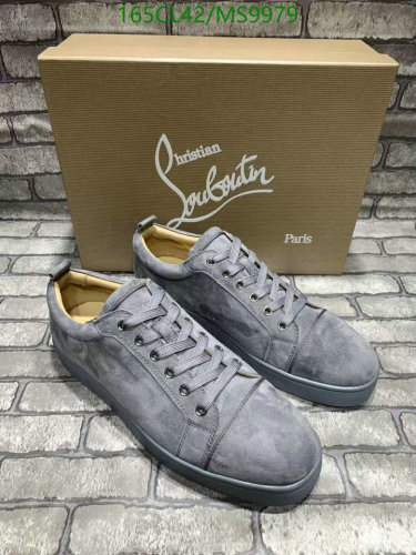 Christian Louboutin Men's Suede Casual Sneakers - Stylish & Comfortable MS9979