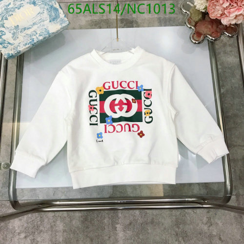 Gucci Kids' White Cotton Sweatshirt with Colorful Logo Graphic, Sizes 100-160