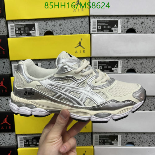 Asics Women's Running Shoes Genuine Leather Breathable Mesh MS8624 - Unisex