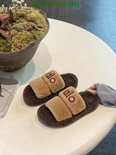 Alo Women's MS9411 Wool Brown Slippers, Comfortable EU35-40 Sizes Available