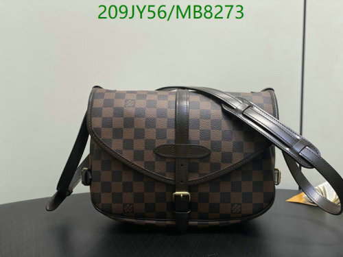 Louis Vuitton Damier Ebene Canvas Sac Marin Bag, 28 cm
